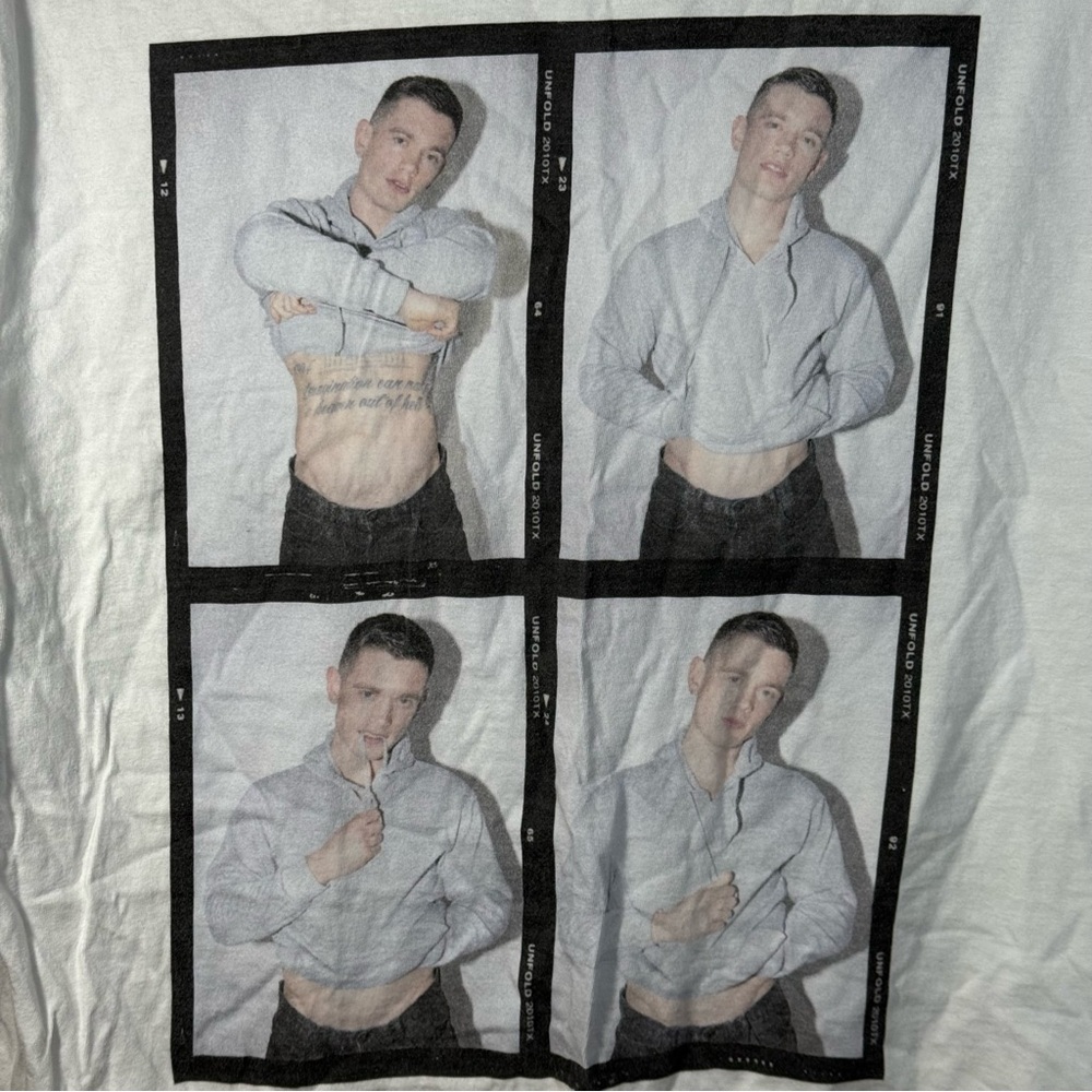 Graphic White Men's Tee - Picture 2 of 7